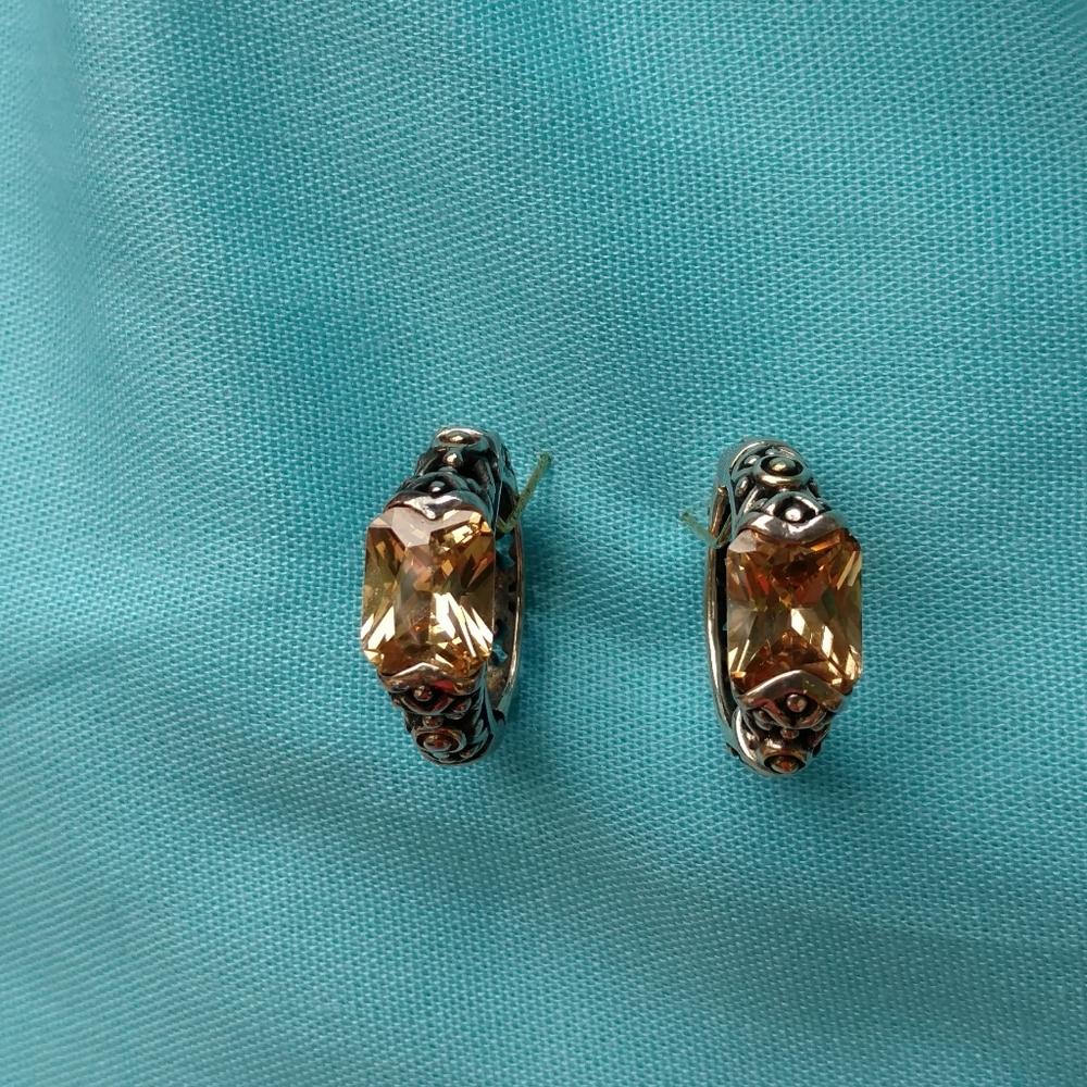 Citrine Stones in Sterling Silver